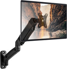 Mount-It Monitor Wall Mount Arm, Full-Motion Gas Spring, Fits 13–32″ Screens up picture