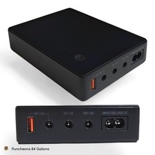 Mini UPS Battery Backup Power Supply for Router, Modem, Security Camera picture