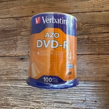 Verbatim AZO DVD-R 4.7GB 16x 120min Blank Recordable Media 100 Pack Spindle NEW picture