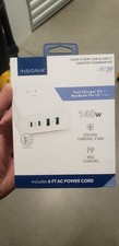 Macbook Pro Charger -Insignia- 140W 4-Port USB and USB-C Desktop Charger Kit picture