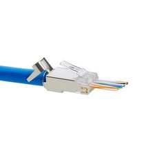trueCABLE Cat6/6A RJ45 Pass Through Modular Plugs, Shielded 20pc, picture