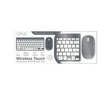 Cylo Wireless Touch Keyboard & Mouse Set (MAC/PC Compatible) [Blue] picture