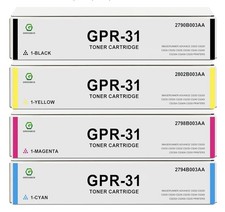 Canon GPR-31 NPG-46 C-EXV29 Toner Cartridge Set 4-Pack KCMY New picture