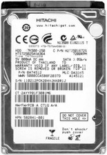 HARD DRIVE HITACHI TRAVELSTAR 7K500 250GB 7.2K 16MB SATA II HTS725025A9A364 2.5