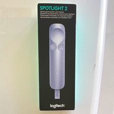 Logitech Spotlight 2 Wireless Advanced Presenter Remote Control, Haptics, Silver picture