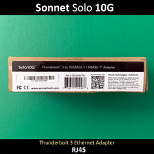 Sonnet Solo 10G 10GBASE-T Thunderbolt 3 to 10 Gigabit Ethernet Adapter picture