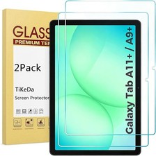 High Clarity 9H Glass Screen Protectors for Galaxy Tab A11 Plus/A9 Plus - 2 Pack picture