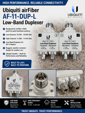 Pair of Ubiquiti AF-11-DUP-L airFiber 11GHz Low-Band Duplexers AF-11 picture