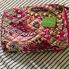 Vera Bradley Tablet Sleeve Very Berry Paisley Zipper Universal 12038-063 picture