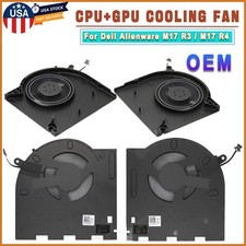 Original CPU+GPU Cooling Fan For Dell Alienware M17 R3 M17 R4 P45E 0H5TYJ 0CNV63 picture