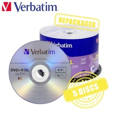 Verbatim DVD+R DL 8.5GB 8x Blank DVD Dual Layer 8.5 GB - 5 Discs picture
