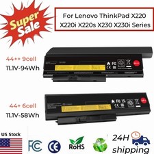 6/9Cell Battery for Lenovo ThinkPad X220 X220i X220s X230 X230i Series 44+/44++ picture