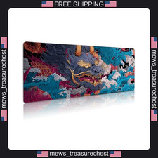 Extended Gaming Mouse Pad 31.5x11.8 Inch Rubber Base Non-Slip Desk Mat picture