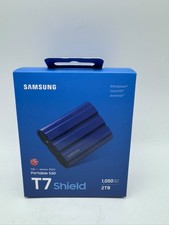 Samsung T7 Shield 2TB USB-C Portable External SSD - Blue (MU-PE2T0R) -NEW SEALED picture