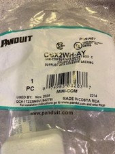 Panduit (CBX2WH-AY)  2-Module Elongated Surface Mount Box White picture