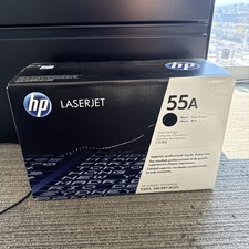 Genuine HP 55A CE255A Black Toner Cartridge LaserJet P3015 M525 picture