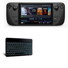 BoxWave Keyboard Compatible with Valve Steam Deck - SlimKeys Bluetooth Keyboa... picture