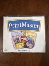 Printmaster Platinum 16 PC CD-ROM 4-Disc Set B379 Riverdeep Interactive Learning picture