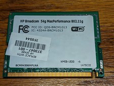 HP/Broadcom BRCM1013 355500-001 373047-001 377408-001 802.11g laptop WiFi card picture