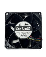 OEM San Ace 80 Cooling Fan 109P0812H7D03, DC12V 0.2A, Sanyo PLC-80L QTY 2 picture