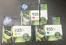 HP 935XL Ink Cartridge 3- Pack - Cyan/Magenta/Yellow EXP: 2023+ picture
