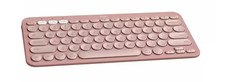 Logitech Pebble Keys 2 K380s TKL Wireless Bluetooth Keyboard PC Mac - Rose picture