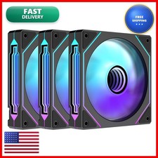 Jungle Leopard Prism4 Pro X3 120mm ARGB Case Fans Triple Pack Black picture