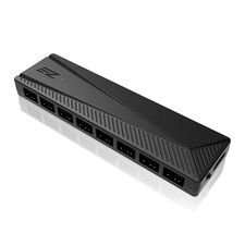 ARGB PWM Fan Hub for PC Case Fan, 8 PWM Ports & 8 ARGB Ports, 12V/5V picture