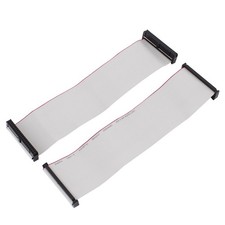 2PACK 2.54mm 40-Pin Female to Female IDE Extension Flat Ribbon Cable 20cm picture