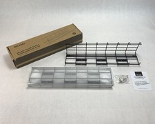 Delamu Under Desk Cable Management Tray 2 Pack picture
