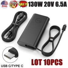 LOT 10x 130W USB-C Charger Adapter For Dell XPS 15 2IN1 9575 Precision 5530 7370 picture