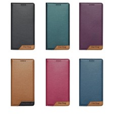 Flip Magnetic Leather Wallet Cover Case For 17 16 15 14 13 12 11 Pro Max 8 XR picture