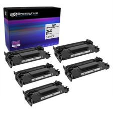 SPEEDYINKS 5PK Replacement HP 26X CF226X Black Toner LaserJet Pro M402d M426dw picture