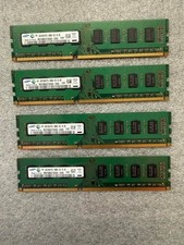 (4 pcs. = 16 GB) Samsung M391B5273CH0-CH9 4GB PC3 10600E 2Rx8 Dimm Tested picture