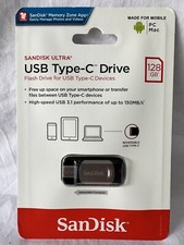 SanDisk SDCZ450-128G-A46 SanDisk 128GB Ultra USB Type-C Flash Drive - NEW picture