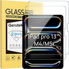 2-Pack Screen Protector for iPad Pro 13-inch/Air 13, Scratch Resistant Tempered picture