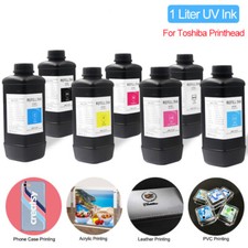 1000ML/Bottle UV Curing Ink For Toshiba Tec CE2 CE4 CF3 CF3R CF1 CF1L CF1XL CA4  picture