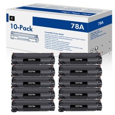 10x 78A Toner Cartridge CE278A Black For HP LaserJet Pro M1536DNF M1536N P1606dn picture