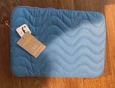 Target HEYDAY Bright Blue Quilted Wavy Puffy Tablet Laptop Sleeve Up to 14” picture