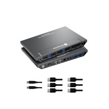 AV Access KVM Switch 2 Computers 2 Monitors DisplayPort 8K@60Hz 4K@165hz/144h... picture