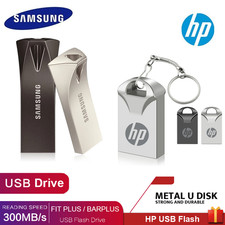 Samsung Barplus USB 3.1 UDisk HP Mini Metal USB 3.0 Gen1 Flash Drive Memory Lot picture