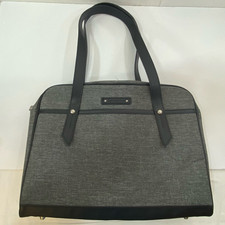 Samsonite Business Slim Brief Heathered Gray Soft Shell Tablet Pocket Handles picture