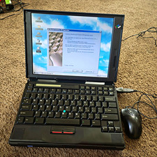 IBM ThinkPad 760XL Pentium 233MHz 12.1in 64MB 4GB HDD Windows 98 + Accesories picture