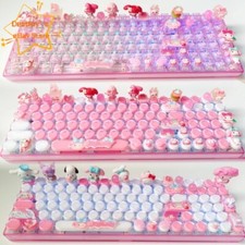 My Melody 3 Model Bluetooth Wireless RGB Mechanical Keyboard 100 Keys Keypad ABS picture