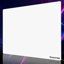Glass Gaming Mouse Pad, Professional 15.8L x 11.8W inches, Moonlight White  picture