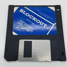 1988 BLOCKOUT APPLE IIGS California Dream Vintage Floppy Disk Rare  picture