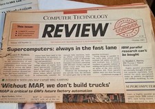 VINTAGE 1987 COMPUTER TECHNOLOGY REVIEW TECHNOLOGY MANAGEMENT NEWSMONTHLY picture