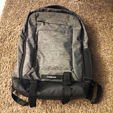 Timbuk2 Solid Gray and Black Laptop Backpack Bag with Padded Laptop Compartment picture
