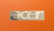 1 pcs Sticker for Acer Silver Chrome Logo Decal Case Badge 30mm x 8mm  picture