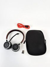 Jabra Evolve 65 Bluetooth Wireless Headset w/Dongle & Carry Pouch HSC018W picture